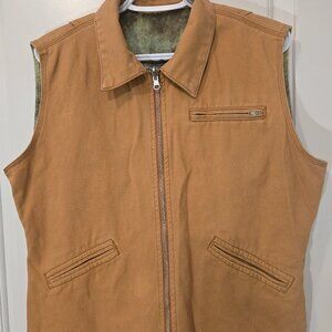 Vintage women's canvas vest size S/M